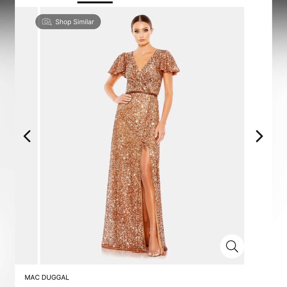 Mac Duggal Sequin Evening Gown Size 12